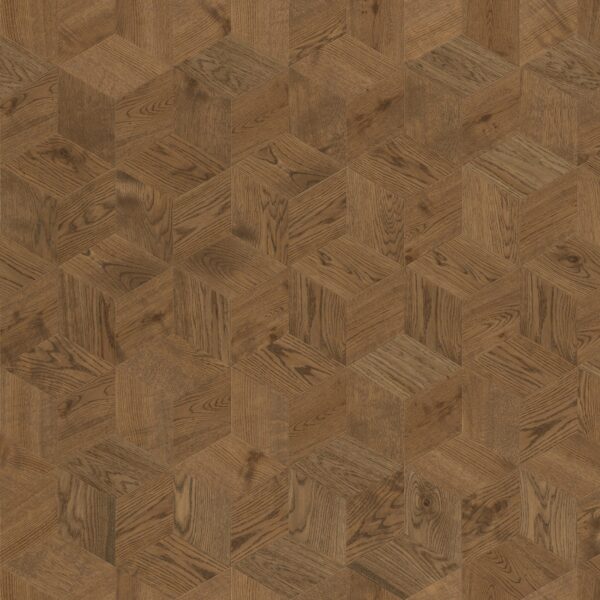 Мозаичный паркет COSWICK Дуб Амбарный (Barn) Натуральная палитра (Natural Touch collection) Масло шелковое ультраматовое 1 Коммон Шереметьевский ромб 1197-3814-20