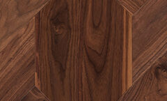 Мозаичный паркет COSWICK Орех Американский Натуральный (Natural) Американский орех (American Walnut collection) Лак Селект энд Бэттер Кофейное зерно 1387-1101-30