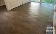Паркет елка COSWICK Французская елка (60°) Дуб Скалистый риф (Rocky reef) Оттенки серого (Grеy Shadow collection) Масло шелковое Таверн Итальянская елка 1192-4230-20