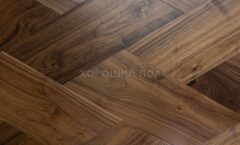 Паркет елка COSWICK Французская елка (60°) Орех Американский Натуральный (Natural) Американский орех (American Walnut collection) Лак Селект энд Бэттер Итальянская елка 1392-1101-30
